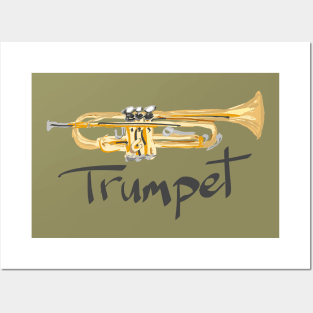 Sketchy Trumpet Posters and Art